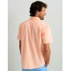 imageHUK Mens Kona Solid Short Sleeve Fishing Button Down ShirtPeach Nectar