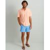 imageHUK Mens Kona Solid Short Sleeve Fishing Button Down ShirtPeach Nectar
