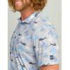 imageHUK Mens Pursuit Pattern Performance Short Sleeve Polo ShirtKc Scott  Marolina Blue