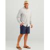 imageHUK Mens Standard A1A Woven Performance Long Sleeve Button Harbor Mist