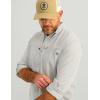 imageHUK Mens Standard A1A Woven Performance Long Sleeve Button Harbor Mist