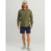 imageHUK Mens Standard A1A Woven Performance Long Sleeve Button Moss