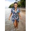 imageHUK womens Kona Coverup Dress Lightweight Quickdry Beach Coverup for Swim Pool and Vacation WearVolcanic Ash