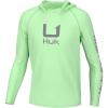 imageHUK Boys Icon X Hoodie Fishing Shirt with Sun Protection for KidsPatina