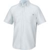 imageHUK Diamond Back Solid Short Sleeve Button Fishing Shirt for MenWhite