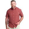 imageHUK Kona Solid Short Sleeve Fishing Button Down Shirt for MenScarlet Blaze