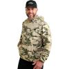 imageHUK Mens Cold Front Hoodie Performance Fishing Layering Hooded ShirtKc  Khaki