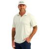 imageHUK Mens Pursuit Printed Performance Short Sleeve Polo ShirtSummer Green