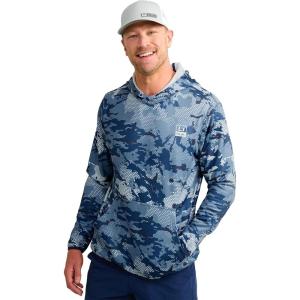 imageHUK Mens Cold Front Hoodie Performance Fishing Layering Hooded ShirtQuiet Harbor