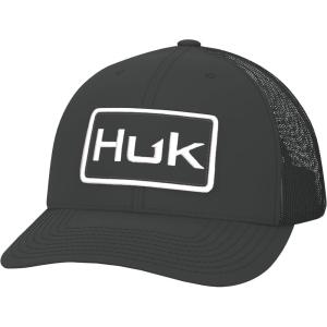 imageHUK Youth Trucker AntiGlare Snapback Fishing Hat for KidsHuk Logo  Black