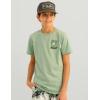 imageHUK Boys Performance Fishing Graphic Tee Short Sleeve TShirt for KidsRad  Fog Green