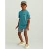 imageHUK Boys Performance Fishing Graphic Tee Short Sleeve TShirt for KidsSail Away  Storm Blue
