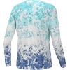 imageHUK Boys Pursuit Pattern Long Sleeve Fishing Shirt for KidsFin Fade  Island Paradise