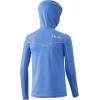 imageHUK Kids Icon X Hoodie LongSleeve Shirt with Sun ProtectionCarolina Blue