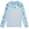imageHUK Kids Icon X LongSleeve Shirt with Sun ProtectionTide Change  Exuma