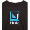 imageHUK Kids Pursuit Long Sleeve Sun Protecting Fishing ShirtReflection  Black