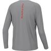 imageHUK Kids Pursuit Long Sleeve Sun Protecting Fishing ShirtReflection  Overcast Grey