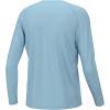 imageHUK Unisex Pursuit Graphic Long Sleeve Fishing Shirt for KidsBass Solar  Crystal Blue