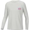 imageHUK Unisex Pursuit Graphic Long Sleeve Fishing Shirt for KidsHuk and Bars  White