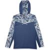 imageHUK UnisexChild Icon X Hoodie  Kids LongSleeve Shirt with Sun ProtectionTide Change  Atlantic