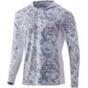 imageHUK UnisexChild Icon X Hoodie  Kids LongSleeve Shirt with Sun ProtectionTide Change  Perigian