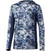 imageHUK UnisexChild Icon X Hoodie  Kids LongSleeve Shirt with Sun ProtectionTide Change  Perigian