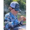 imageHUK boys unisexchild Pursuit Camo Shirt  Kids Long Sleeve Performance ShirtMossy Oak Barracuda