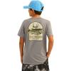 imageHUK Boys Performance Fishing Graphic Tee Short Sleeve TShirt for KidsKc Badge  Night Owl