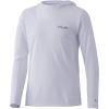 imageHUK Kids Icon X Hoodie LongSleeve Shirt with Sun ProtectionWhite