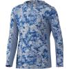 imageHUK UnisexChild Icon X Hoodie  Kids LongSleeve Shirt with Sun ProtectionTide Change  Exuma