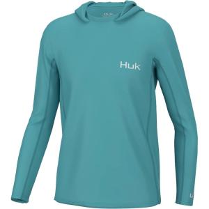 imageHUK Boys Icon X Hoodie Fishing Shirt with Sun Protection for KidsIpanema