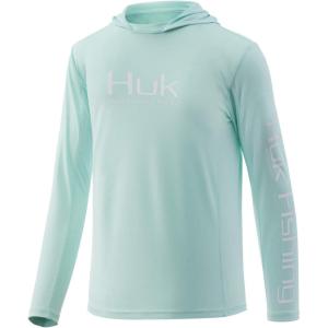 imageHUK Kids Icon X Hoodie LongSleeve Shirt with Sun ProtectionSeafoam