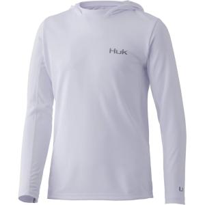 imageHUK Kids Icon X Hoodie LongSleeve Shirt with Sun ProtectionWhite