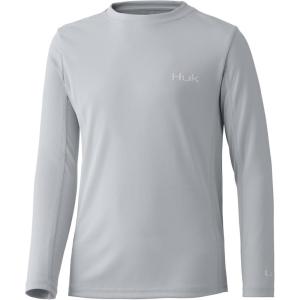 imageHUK Kids Icon X LongSleeve Shirt with Sun ProtectionOvercast Grey