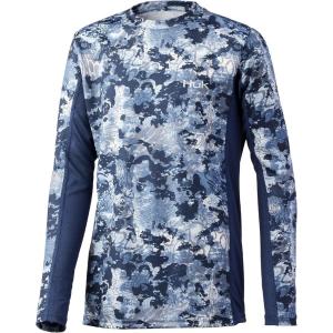 imageHUK Kids Icon X LongSleeve Shirt with Sun ProtectionTide Change  Atlantic