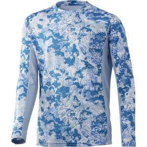 imageHUK Kids Icon X LongSleeve Shirt with Sun ProtectionTide Change  Exuma