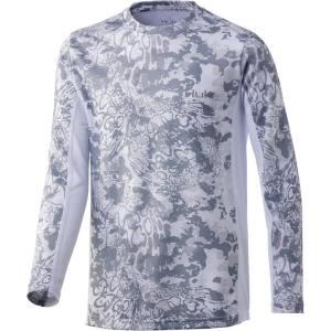 imageHUK Kids Icon X LongSleeve Shirt with Sun ProtectionTide Change  Hogs Back
