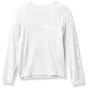 imageHUK Kids Pursuit Long Sleeve Sun Protecting Fishing ShirtEarly Bird  Glacier