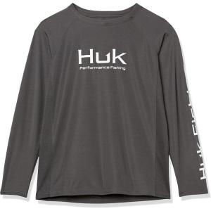 imageHUK Kids Pursuit Long Sleeve Sun Protecting Fishing ShirtVolcanic Ash