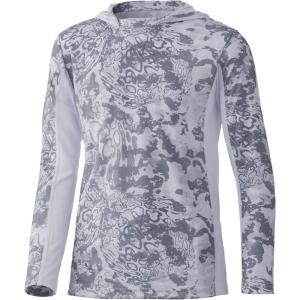 imageHUK UnisexChild Icon X Hoodie  Kids LongSleeve Shirt with Sun ProtectionTide Change  Hogs Back
