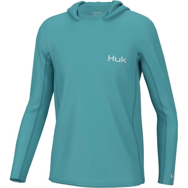 Chemise De Pêche Homme HUK Performance Pursuit | Manches Longues Taille M - Couleur Harbor Mist