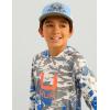 imageHUK Boys Icon Kc Scott Patterned Hoodie Performance Hooded Fishing ShirtNight Owl 20