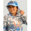 imageHUK Boys Icon Kc Scott Patterned Hoodie Performance Hooded Fishing ShirtNight Owl 20