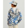 imageHUK Boys Icon Kc Scott Patterned Hoodie Performance Hooded Fishing ShirtNight Owl 20