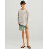 imageHUK Boys Pursuit Pattern Long Sleeve Fishing Shirt for KidsHuk Fill  Harbor Mist
