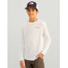 imageHUK Boys Pursuit Pattern Long Sleeve Fishing Shirt for KidsHuk Fill  White
