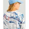 imageHUK Boys Pursuit Pattern Long Sleeve Fishing Shirt for KidsMossy Oak  Ocean Blue