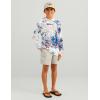 imageHUK Boys Pursuit Pattern Long Sleeve Fishing Shirt for KidsMossy Oak  Ocean Blue