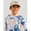 imageHUK Boys Pursuit Pattern Long Sleeve Fishing Shirt for KidsMossy Oak  Ocean Blue