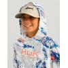 imageHUK Boys Pursuit Pattern Long Sleeve Fishing Shirt for KidsMossy Oak  Ocean Blue